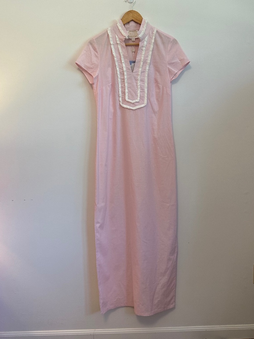 NWT Sail to Sable Blush Pink Classic Long Dress | Size Small